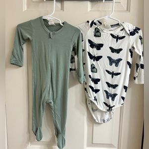 Kate Quinn Bamboo Footie Pajama only